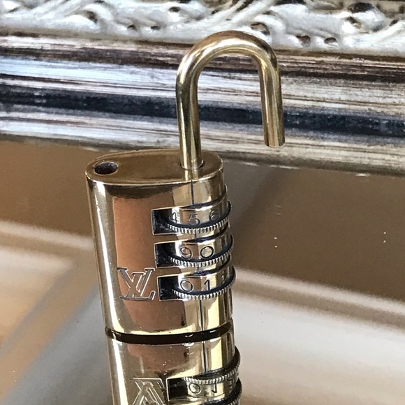 Louis Vuitton Accessories - Beautiful Louis Vuitton Brass Combination Lock